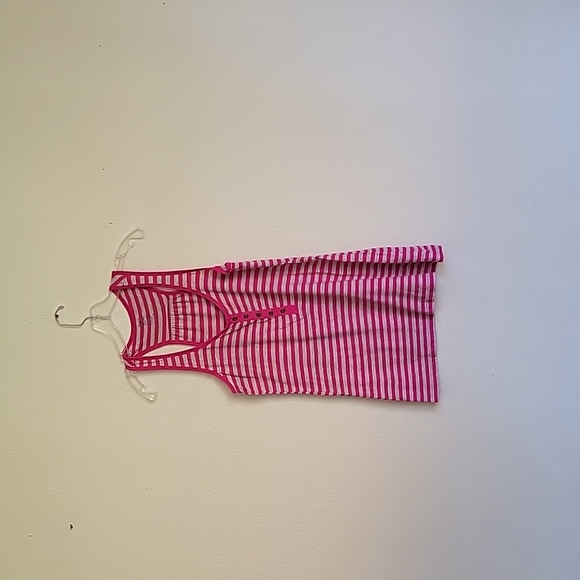 GAP Tops - Gap tanktop stripes pink gray size Medium